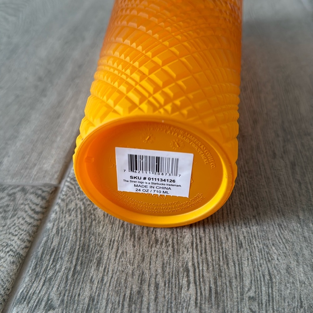 Starbucks Mango Venti Tumbler - Orange (24oz) - Picture 3 of 5